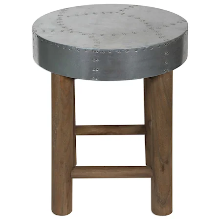 Jace Industrial Aluminum Stool